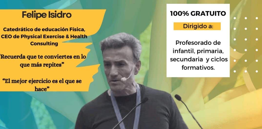 IMAGEN. Cartel conferencia Educa y motiva hacia la adherencia eficaz del ejercicio físico