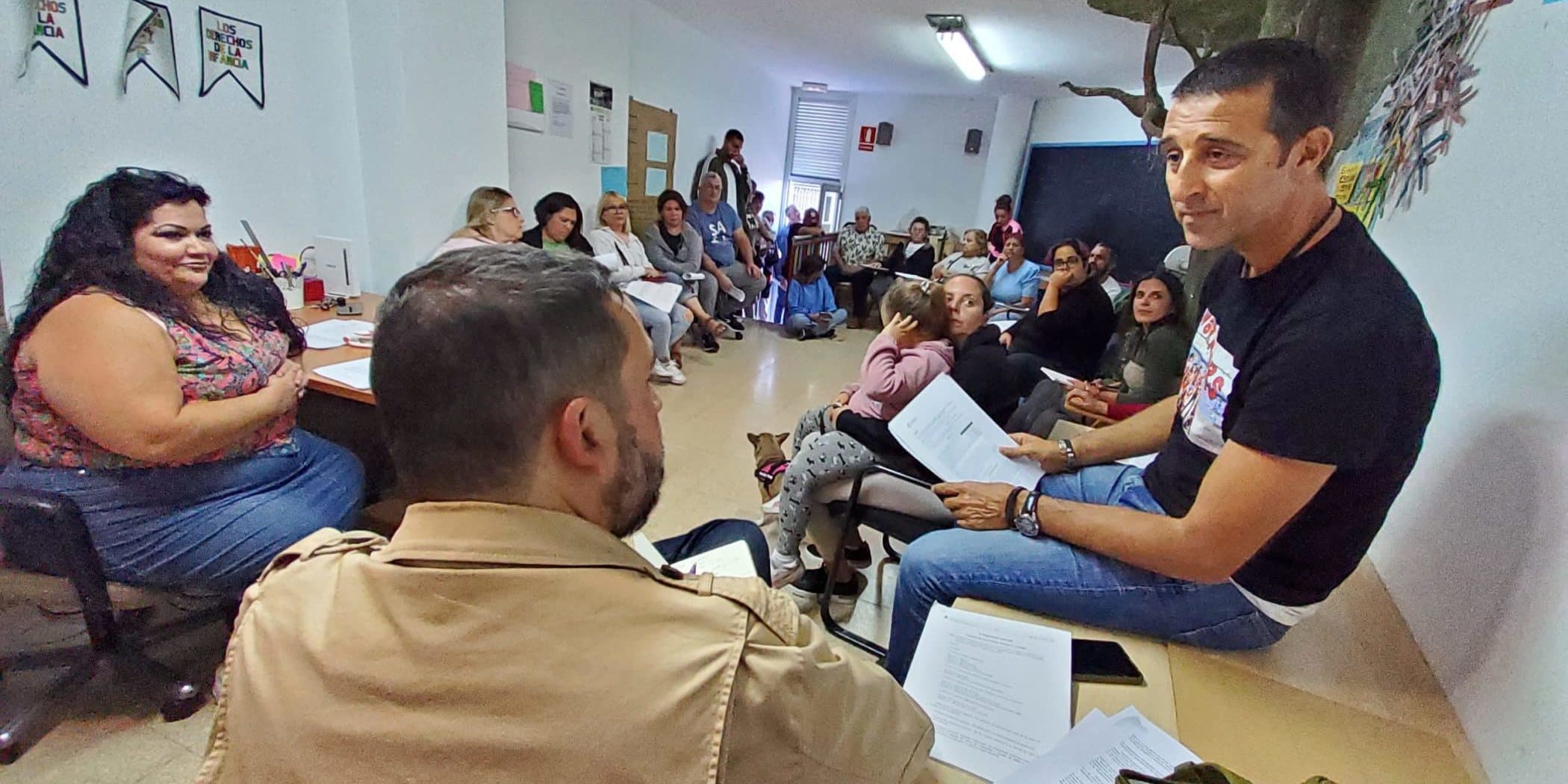 Rubens Ascanio con los vecinos de Visocan 2
