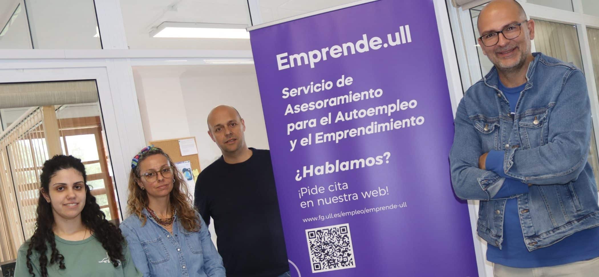 TACORONTE_ Eduardo Dávila (centro) junto a los representantes de la ULL