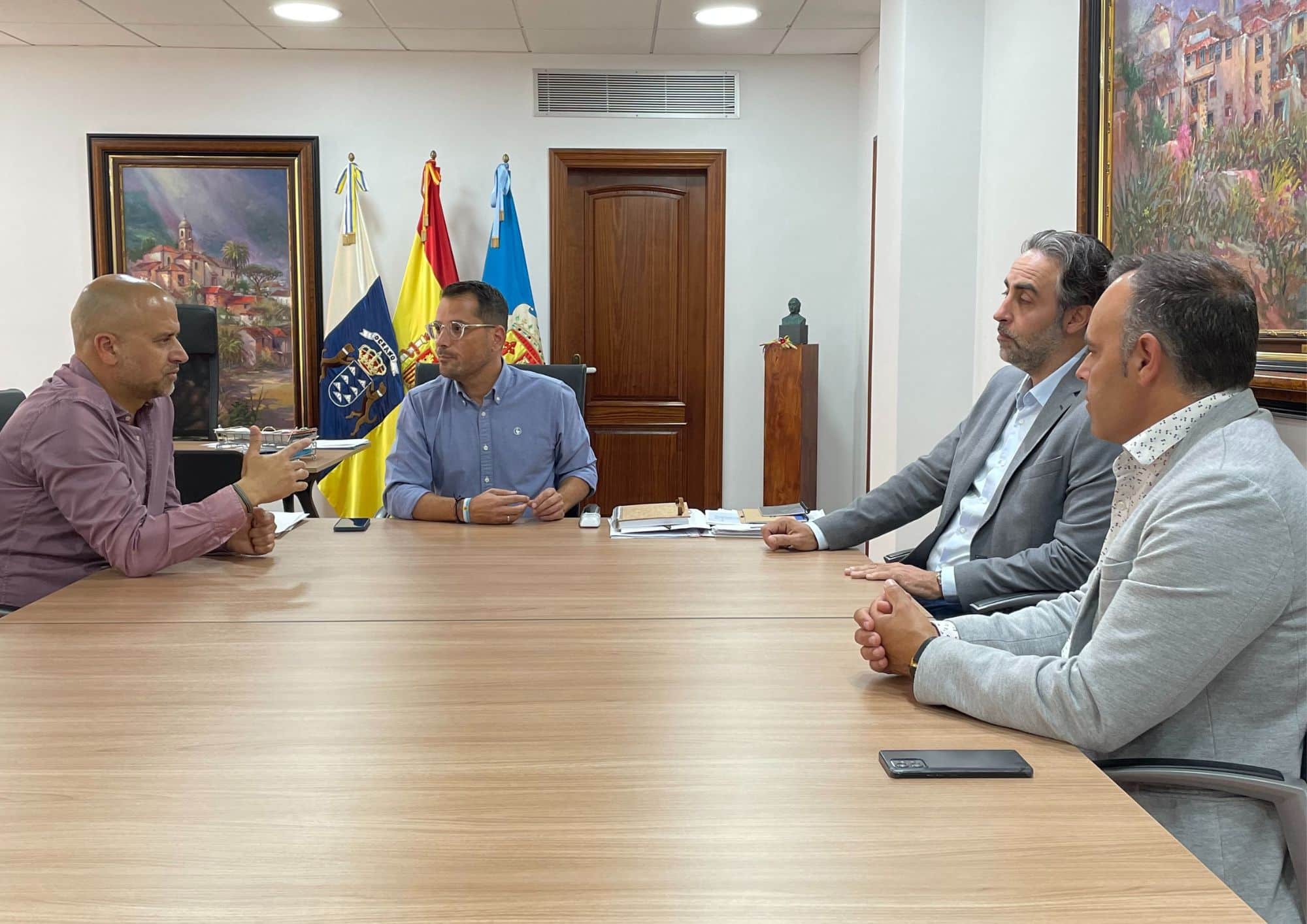 070624 Recepción nueva directiva Consejo Regulador Vinos Valle Orotava