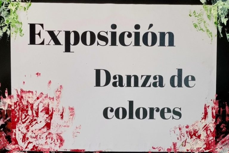 100624 Cartel Exposición La Danza de Colores, de Noemí Tavío