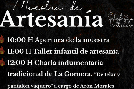 200624 Programa de muestra de artesanía del Cabildo de La Gomera en Vallehermoso