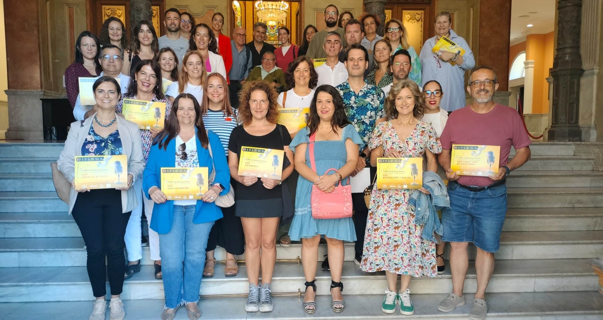240610 Entrega diplomas del proyecto Tayda de Radio Escolar