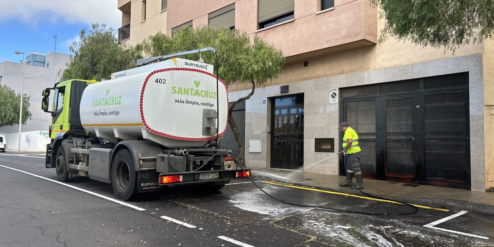 240617 Zafarrancho de limpieza de Valoriza SA en Santa Cruz de Tenerife