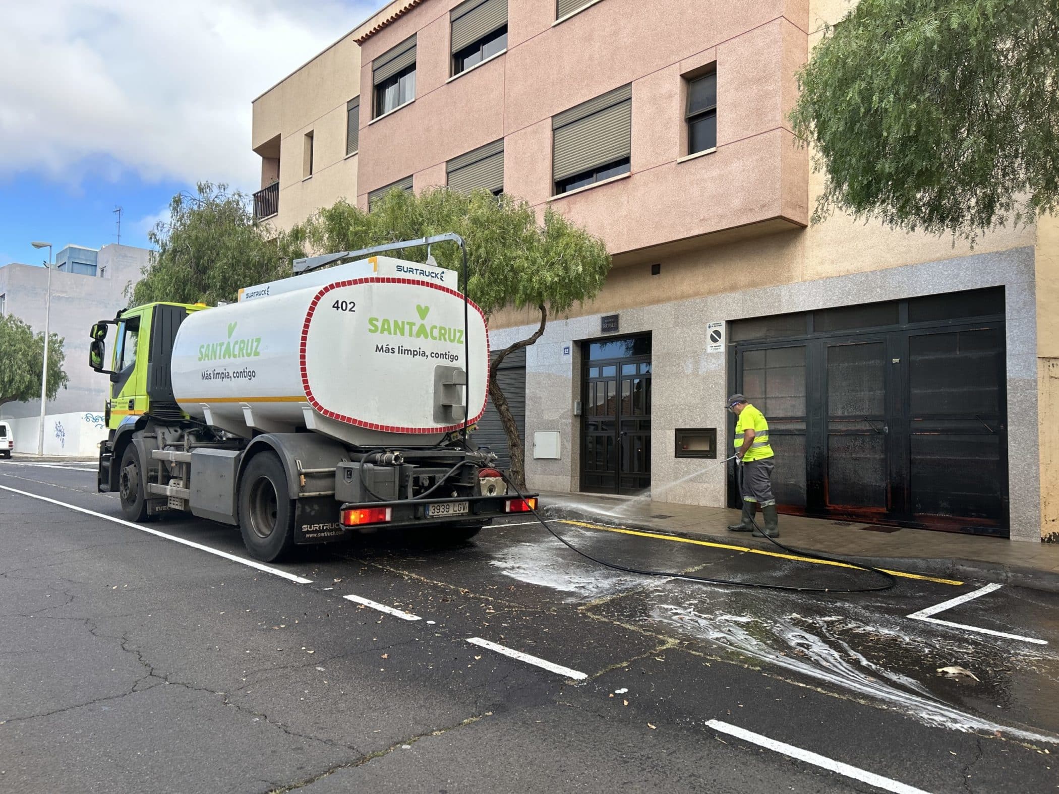 240617 Zafarrancho de limpieza de Valoriza SA en Santa Cruz de Tenerife