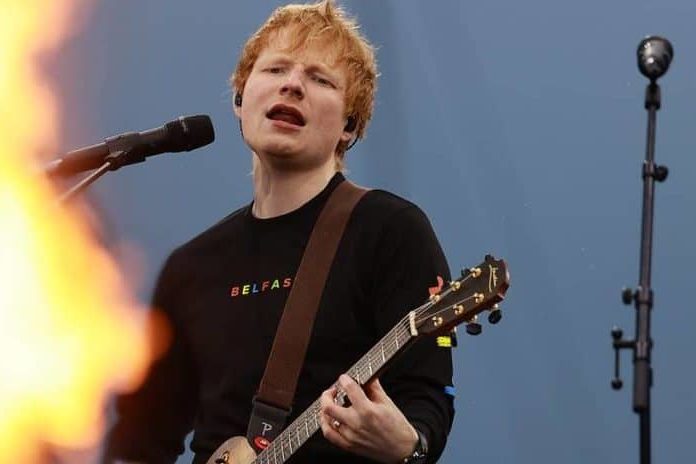 Ed Sheeran concert in Belfast