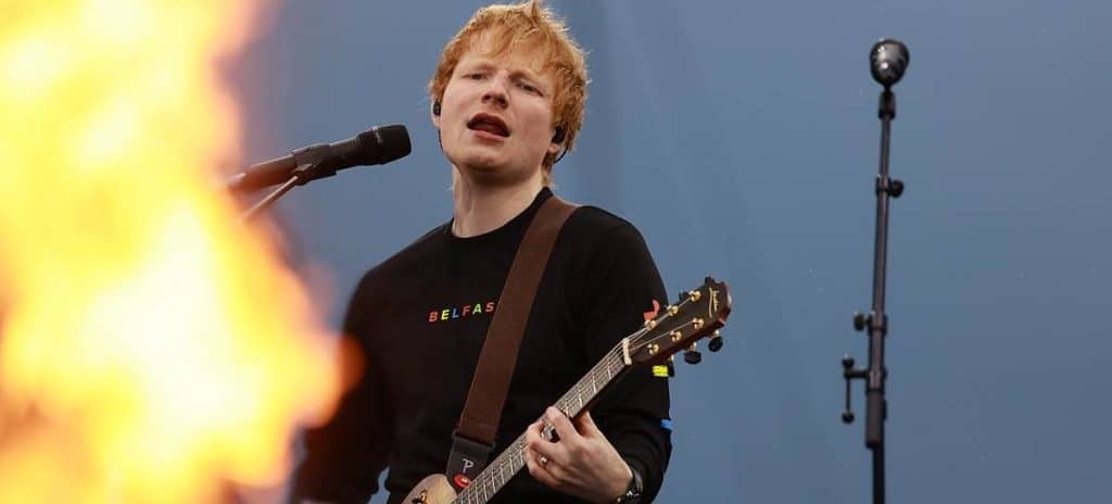 Ed Sheeran concert in Belfast