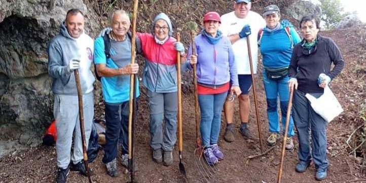 Actividad Caminos con historia recuperación Camino El Barbuzano (3)