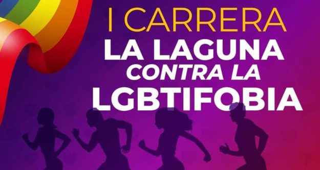 Cartel I Carrera La Laguna contra la LGTBIfobia