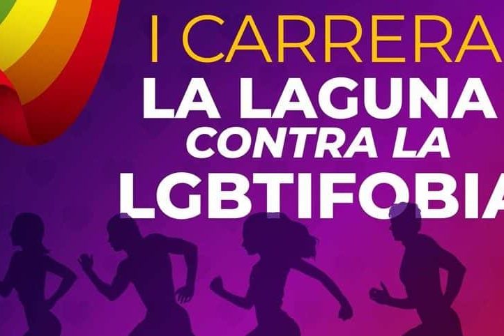 Cartel I Carrera La Laguna contra la LGTBIfobia