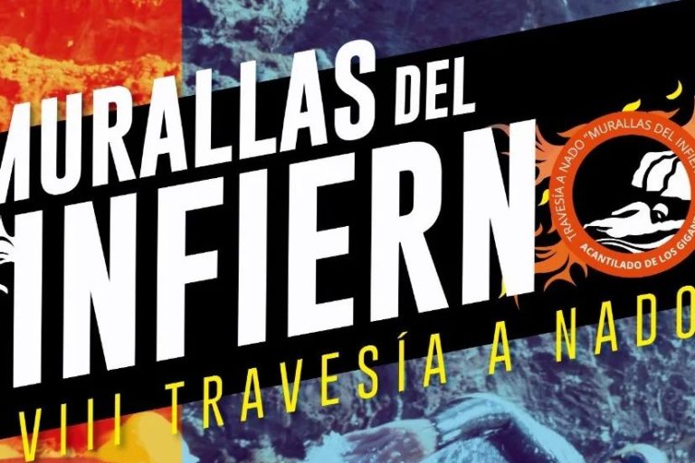 Cartel VIII edición Travesía a Nado Murallas del Infierno