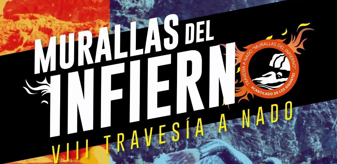 Cartel VIII edición Travesía a Nado Murallas del Infierno