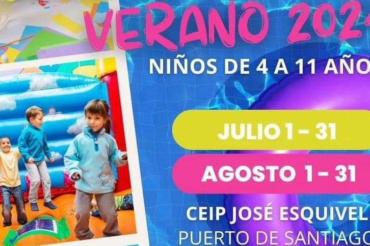 Cartel del campamento de verano