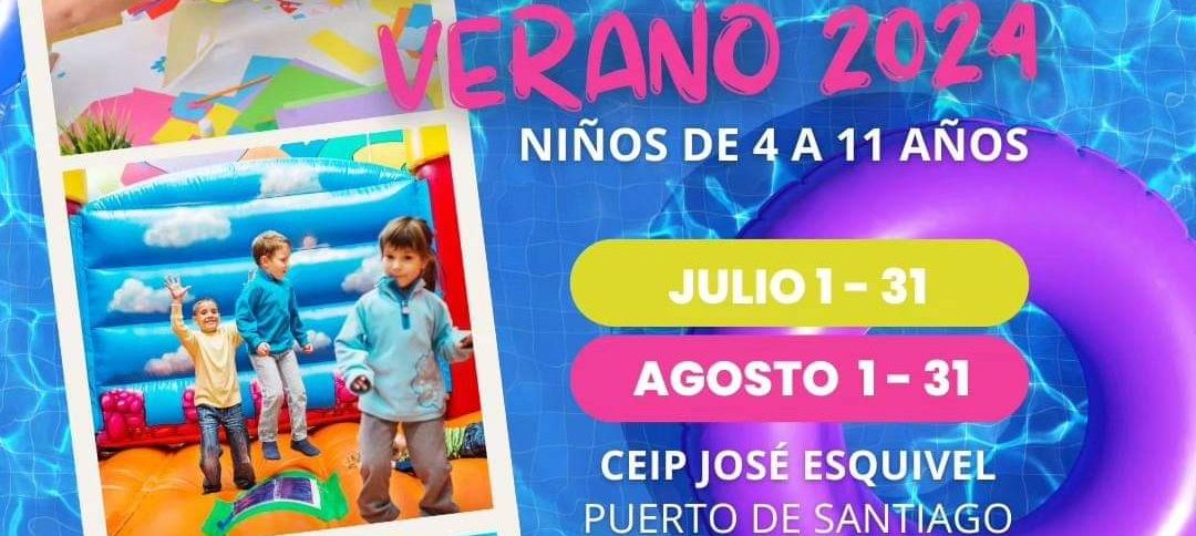 Cartel del campamento de verano