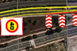 FOTO CORTE CARRIL LAS CHAFIRAS