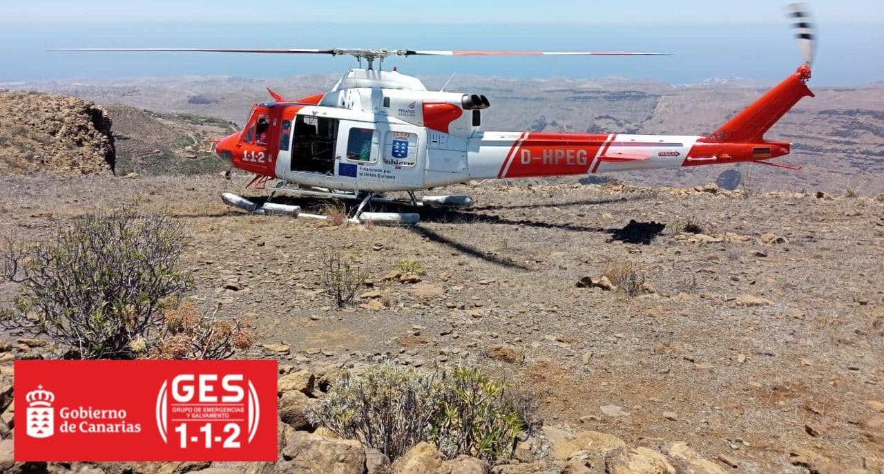 HOMBRE FALLECIDO TRAS PRECIPITARSE UN VEHÍCULO EN UN BARRANCO-SAN BARTOLOMÉ DE TIRAJANA1 17-6-24