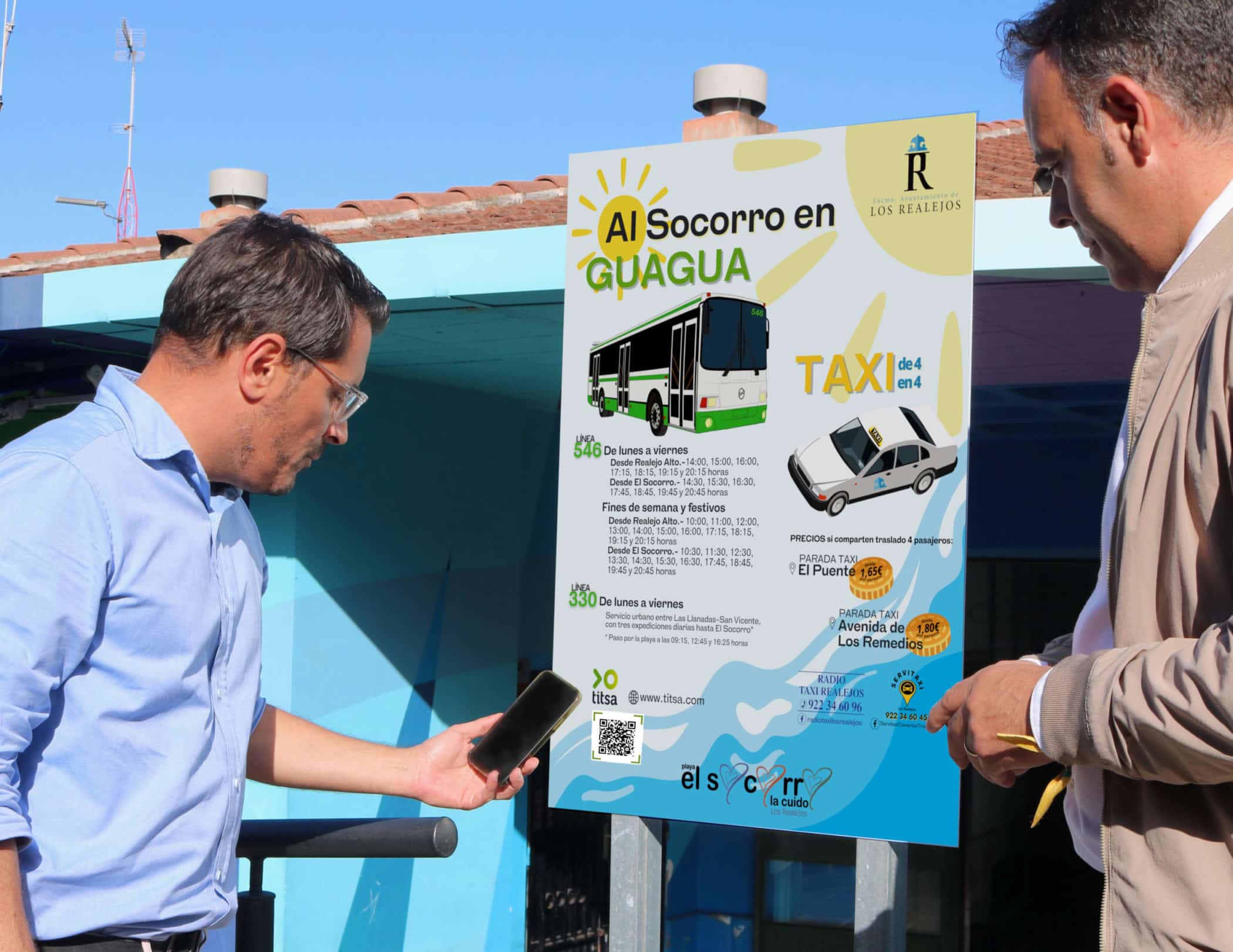 Recurso alcalde y concejal Transportes paneles informativos guaguas
