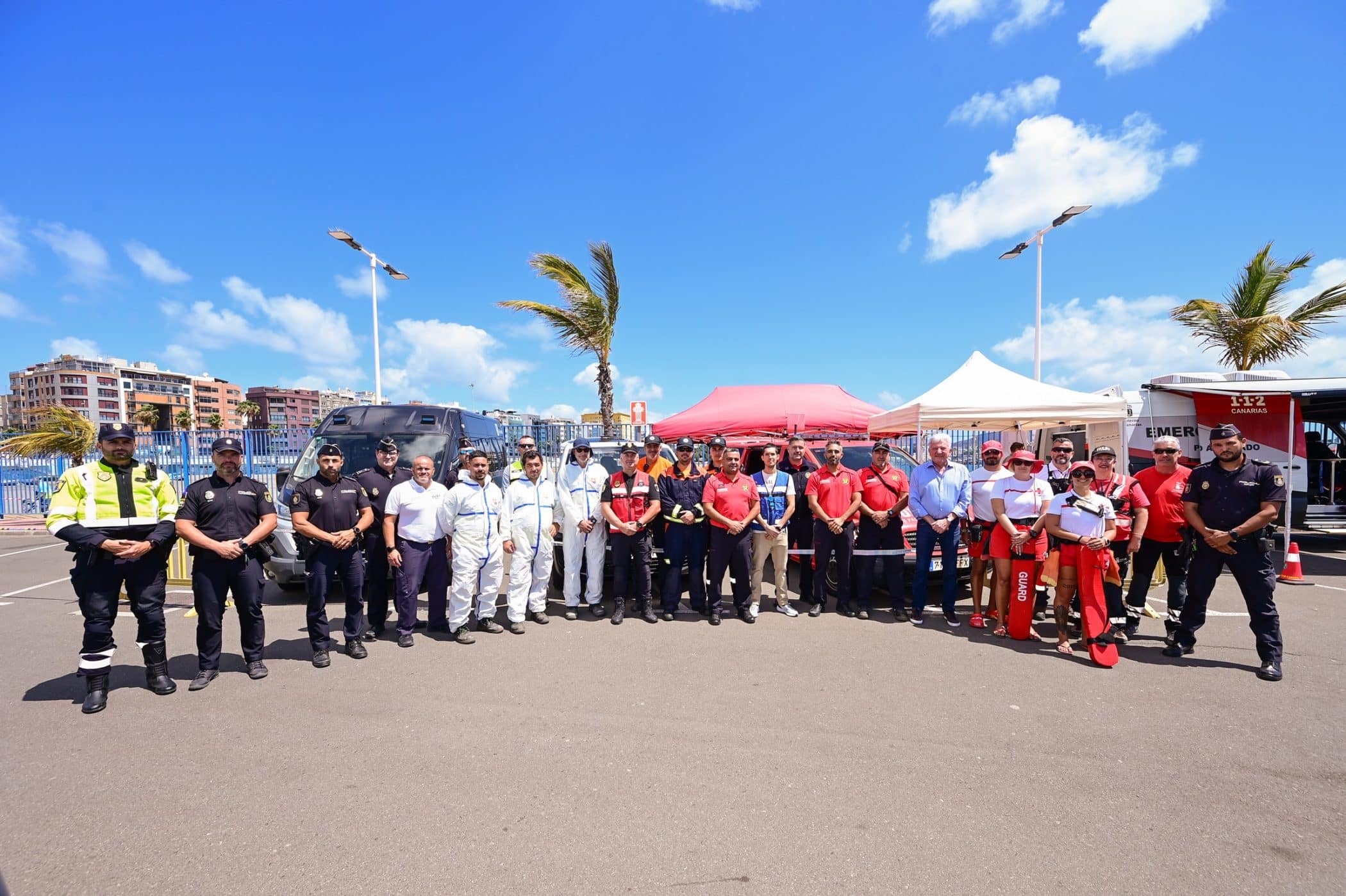 Simulacro vertido – Foto operativo municipal