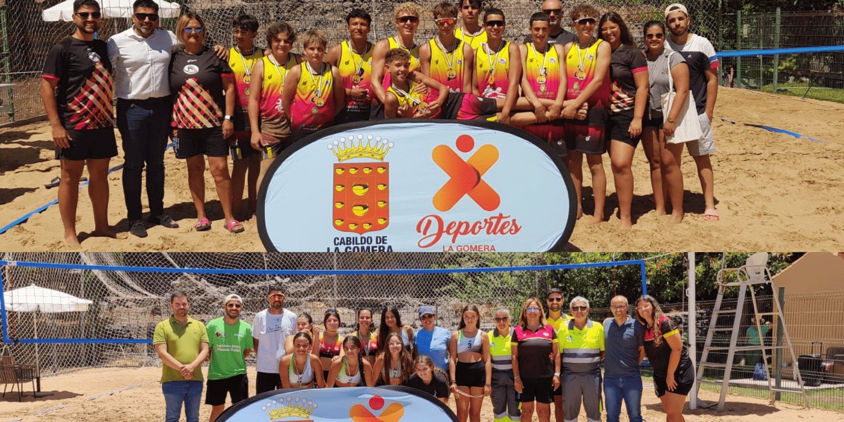 020724 Participantes en el Campeonato Insular de Vóley-Playa de La Gomera (1)