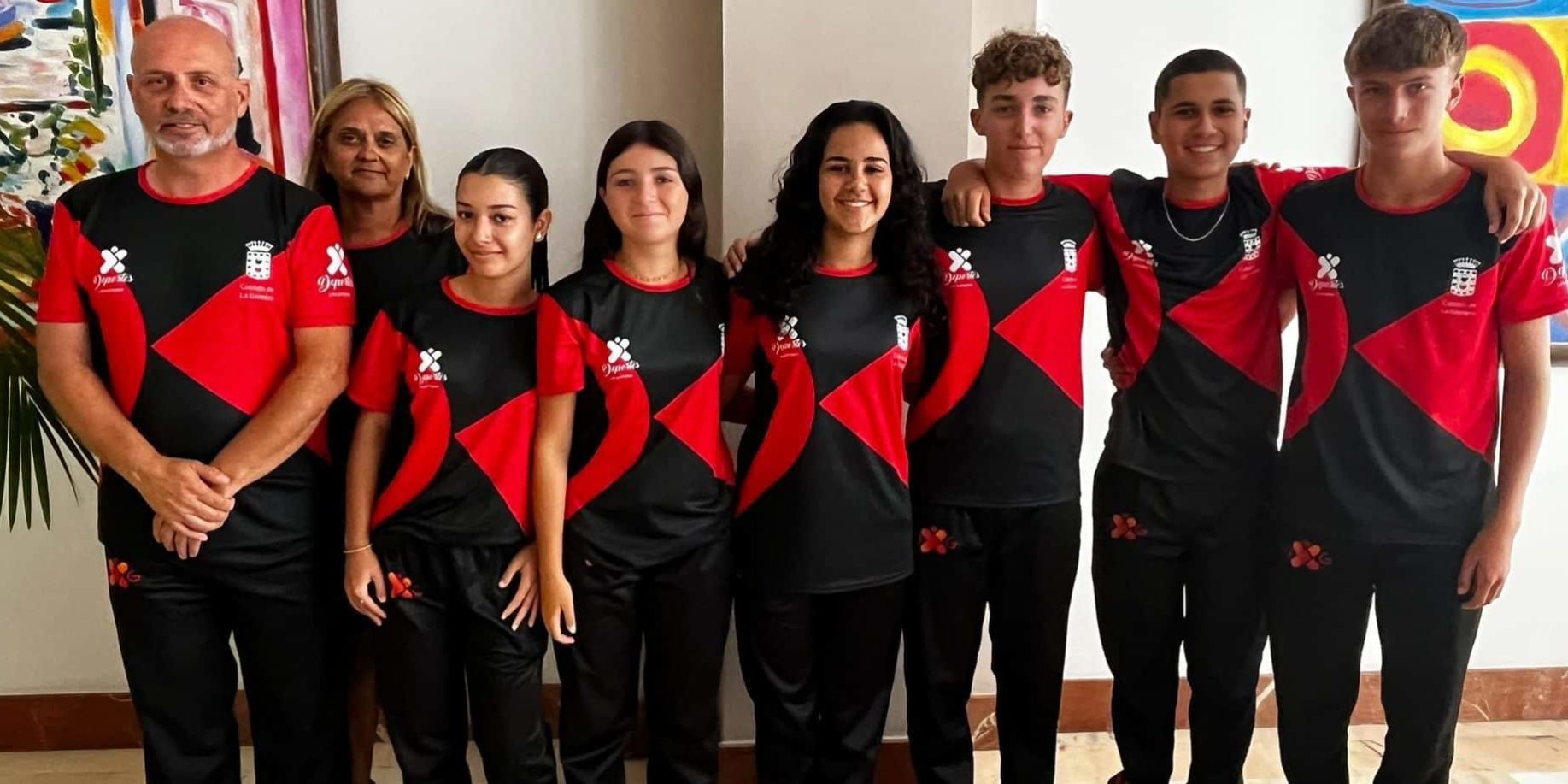 150724 Selección Gomera de voley playa participante en el Campeonato de Canarias
