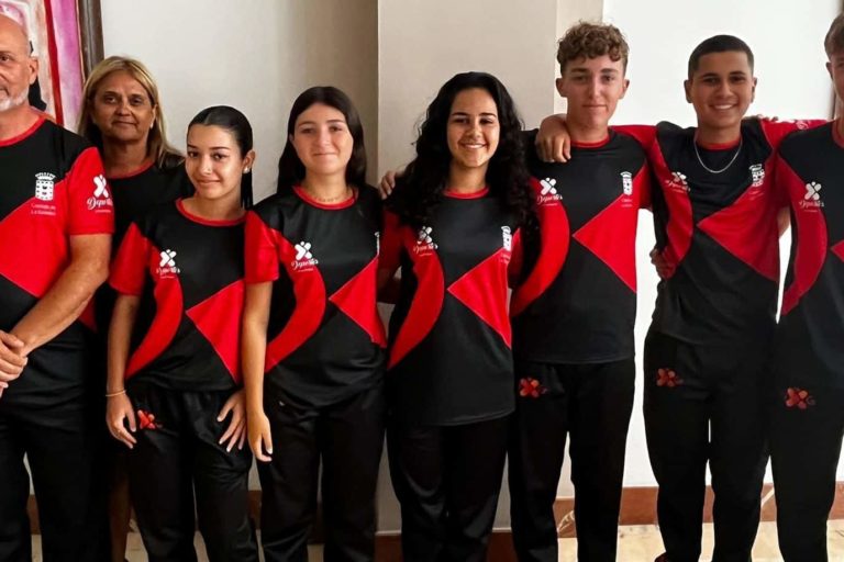 150724 Selección Gomera de voley playa participante en el Campeonato de Canarias