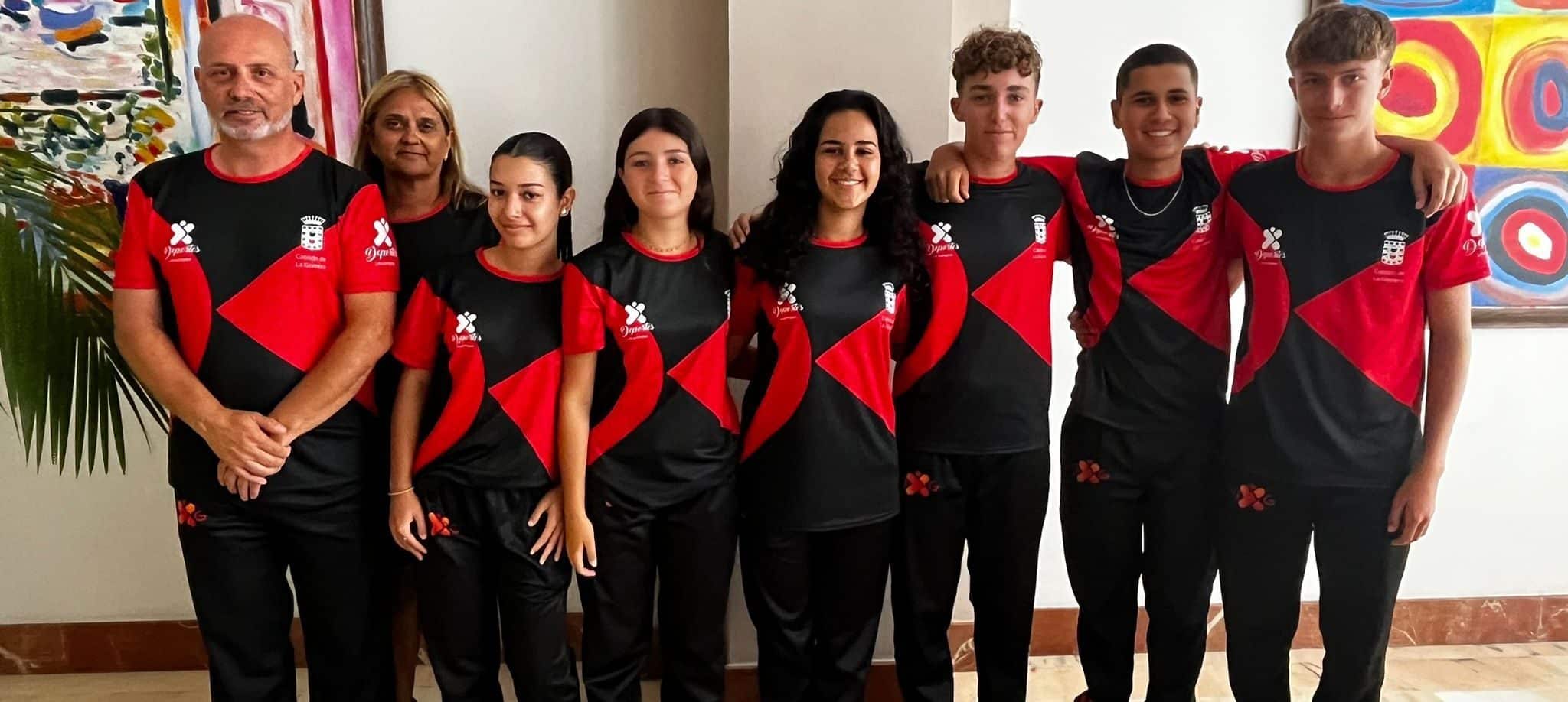 150724 Selección Gomera de voley playa participante en el Campeonato de Canarias