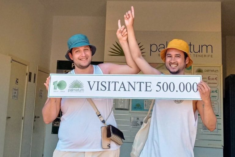 240713 Visitantes 500.000 Palmetum