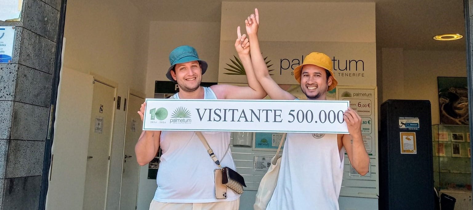 240713 Visitantes 500.000 Palmetum
