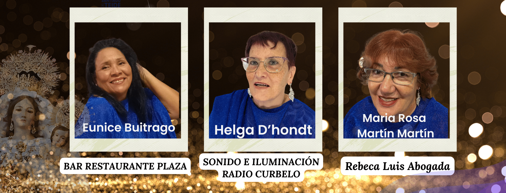 Cartel elección Gran Dama fiestas Puerto de Santiago 2024