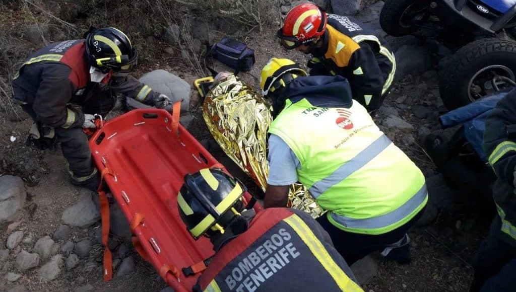 DOS HERIDOS EN UN ACCIDENTE DE QUAD EN VILAFLOR 30-7-24