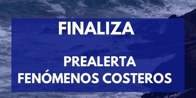 FINALIZA LA PREALERTA POR FENÓMENOS COSTEROS 23-7-24