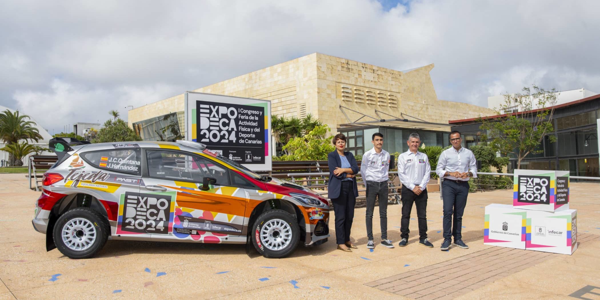 FOTO. ExpoDeca compite junto con Juan Carlos Quintana en la Copa de España de Rallyes de Tierra