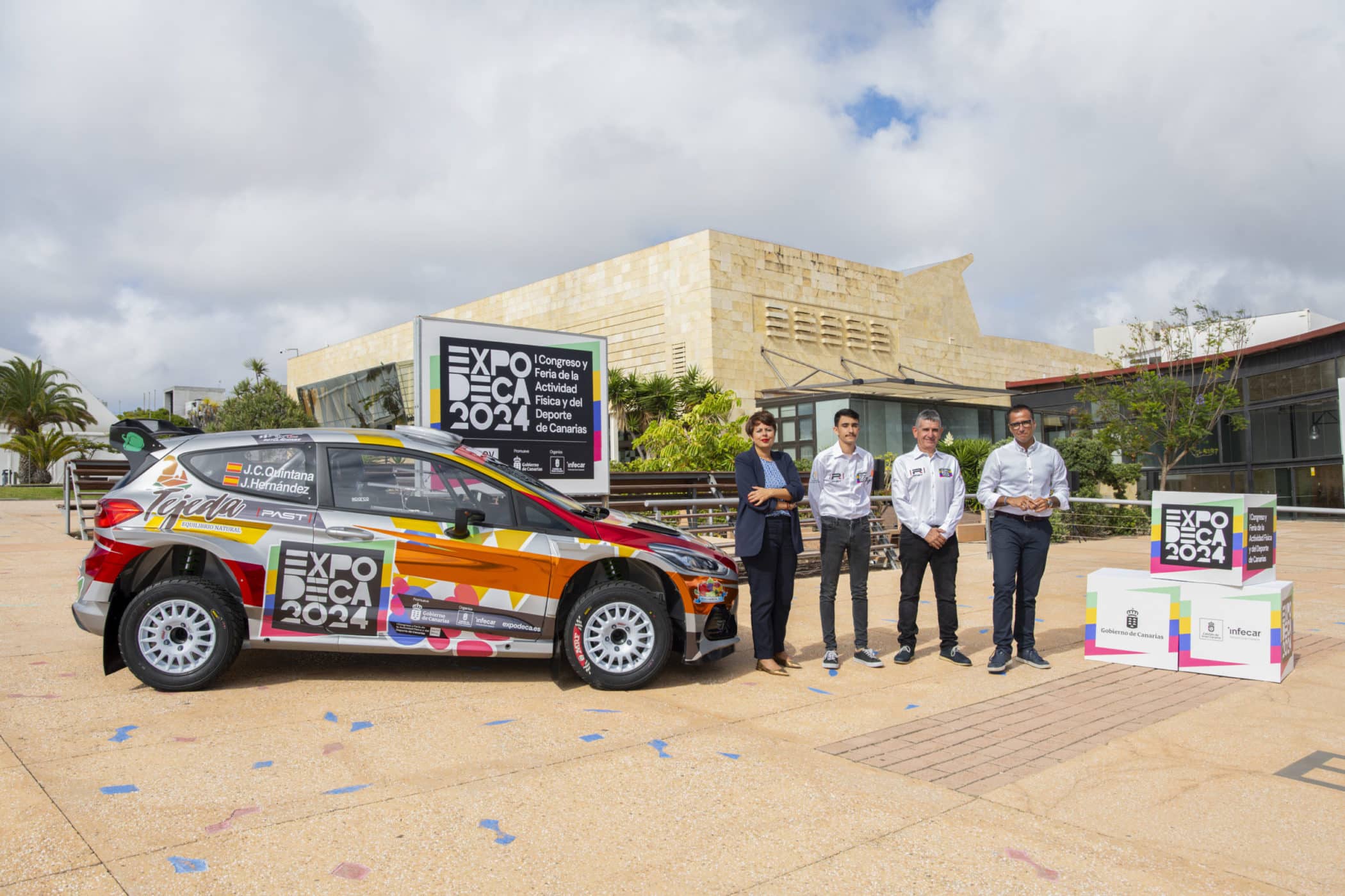 FOTO. ExpoDeca compite junto con Juan Carlos Quintana en la Copa de España de Rallyes de Tierra