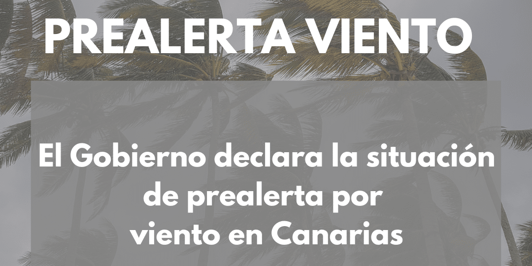 PREALERTA POR VIENTO EN CANARIAS 9-7-24