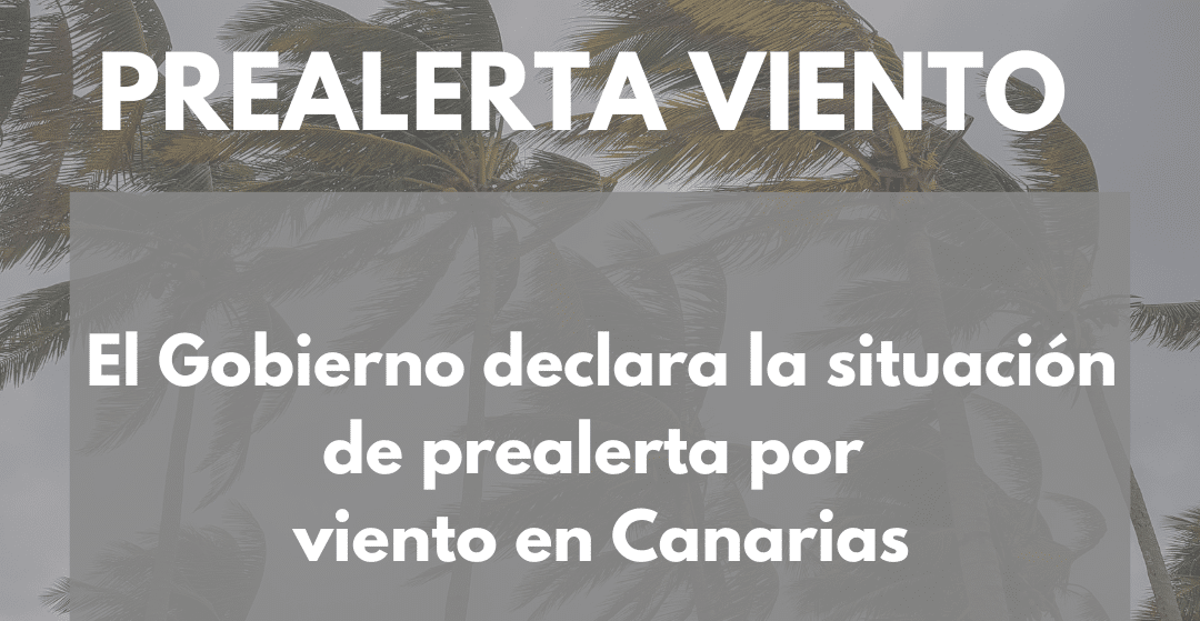 PREALERTA POR VIENTO EN CANARIAS 9-7-24