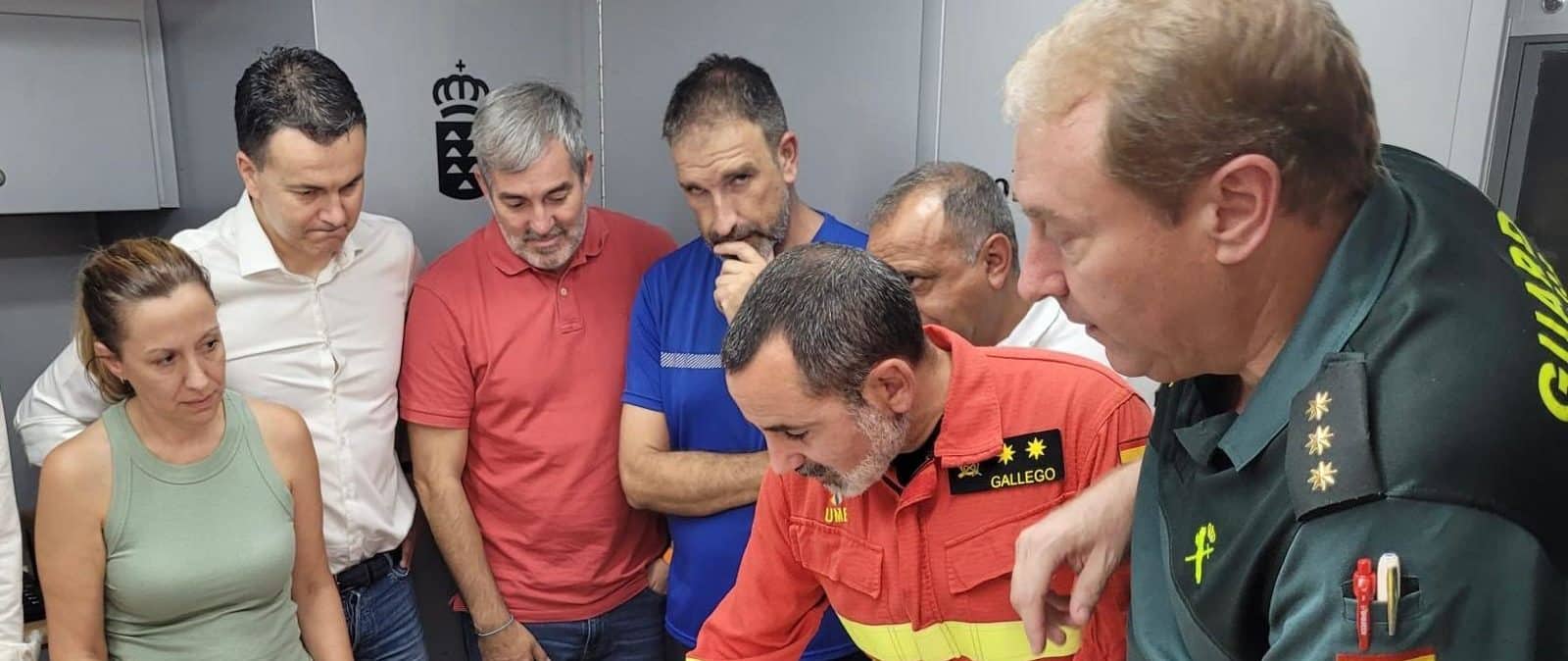 Rosa Dávila durante el incendio de 2023