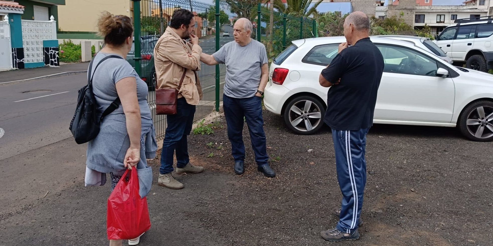 Rubens Ascanio en la visita del Camino de La Villa 1