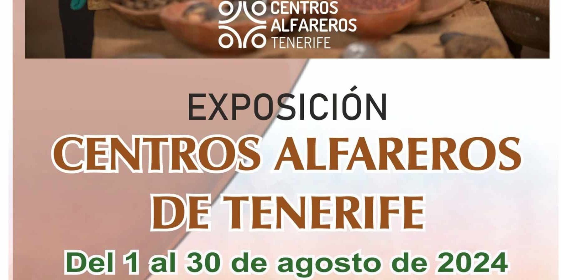 cartel EXPSICION CENTROS ALFARERIA