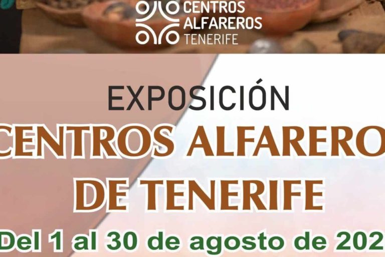 cartel EXPSICION CENTROS ALFARERIA