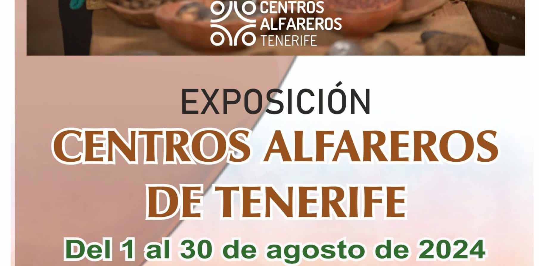 cartel EXPSICION CENTROS ALFARERIA