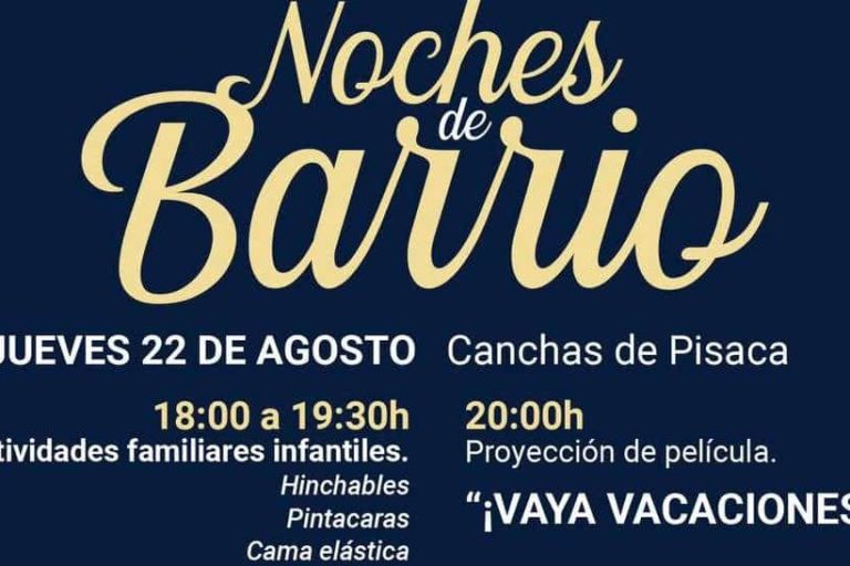 240821 Noches de Barrio en Canchas de Pisaca