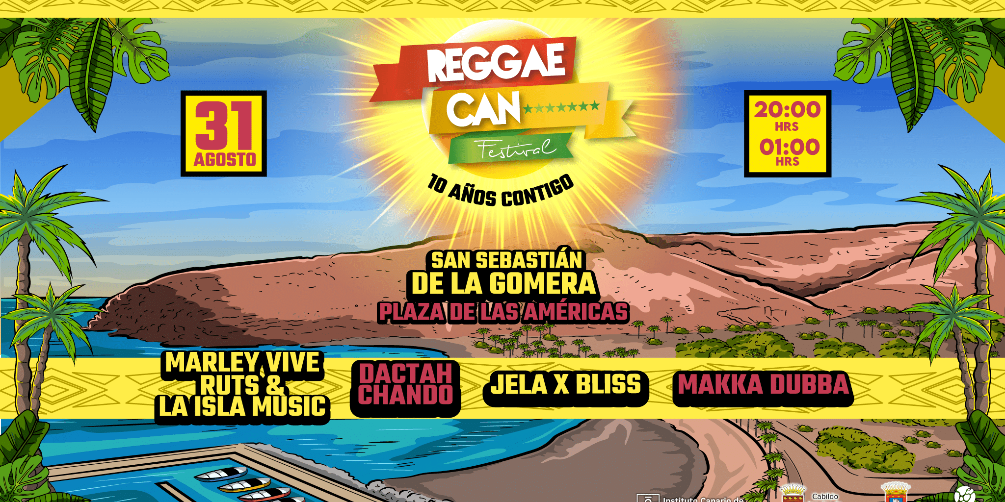 240824 Décima edición del Reggae Can Festival en La Gomera