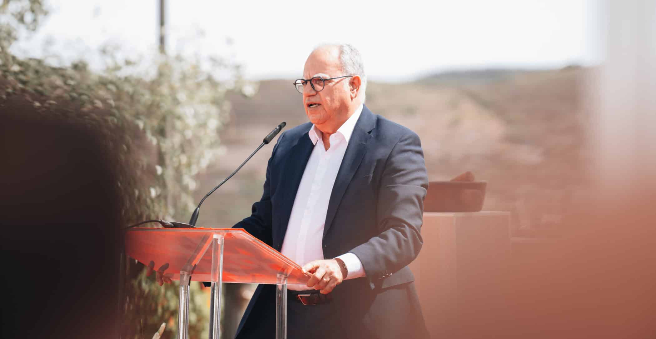 280824 Casimiro Curbelo, presidente del Cabildo de La Gomera