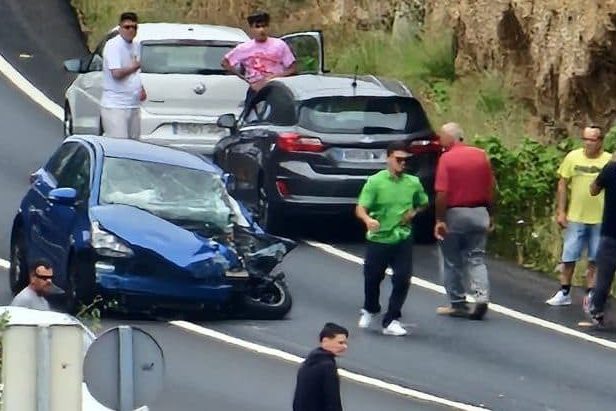 ACCIDENTE EN LA TF-5 LOS REALEJOS 13-8-24