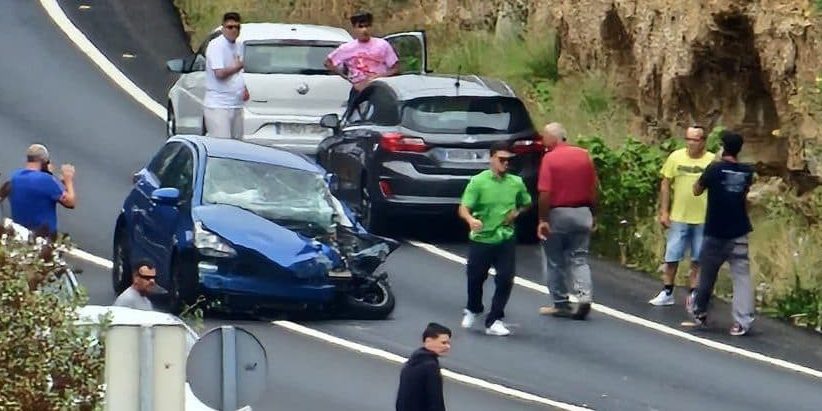 ACCIDENTE EN LA TF-5 LOS REALEJOS 13-8-24