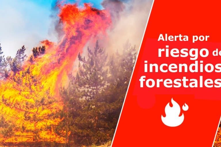 ALERTA POR RIESGO DE INCENDIOS FORESTALES 9-8-24