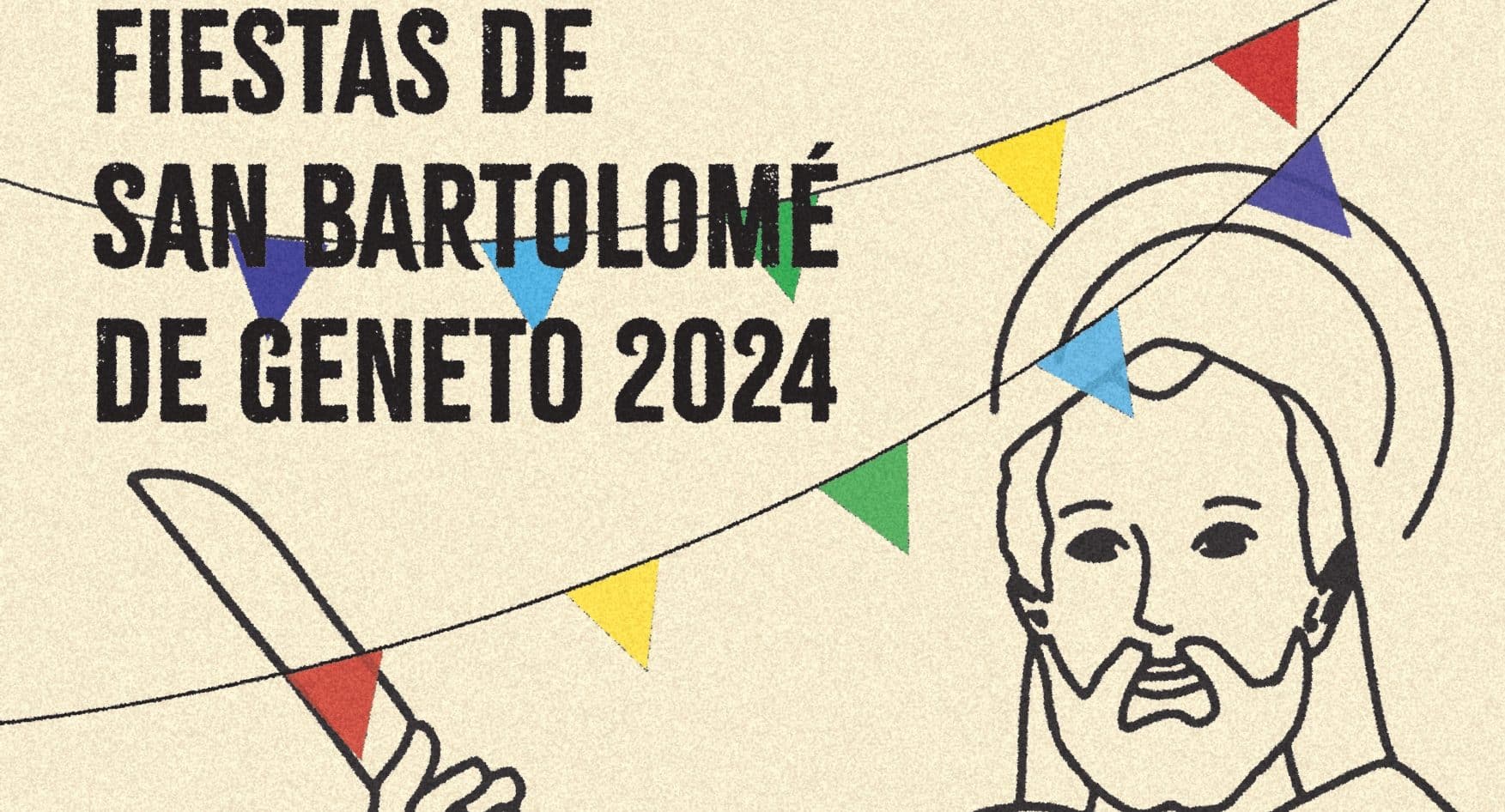 Cartel Fiestas San Bartolomé de Geneto