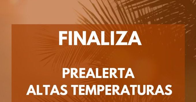 FINALIZA PREALERTA POR ALTAS TEMPERATURAS 14-8-24
