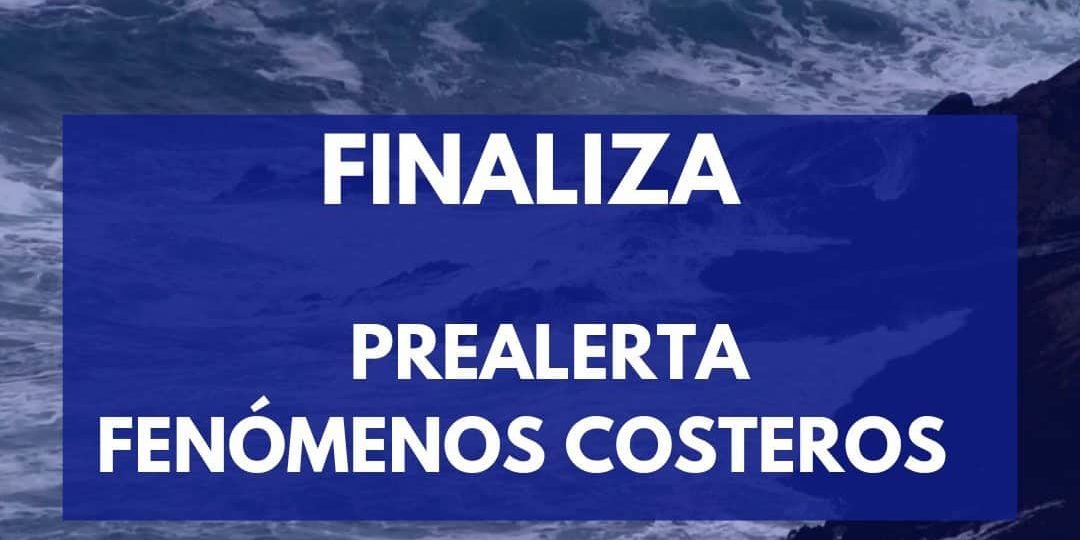 FINALIZA PREALERTA POR FENÓMENOS COSTEROS 5-8-24