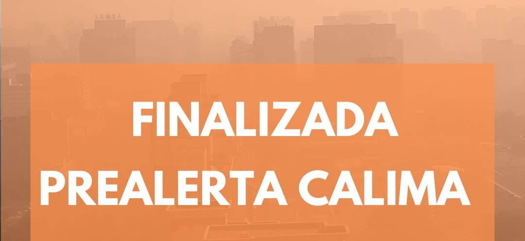 FINALIZADA PREALERTA POR CALIMA 21-8-24